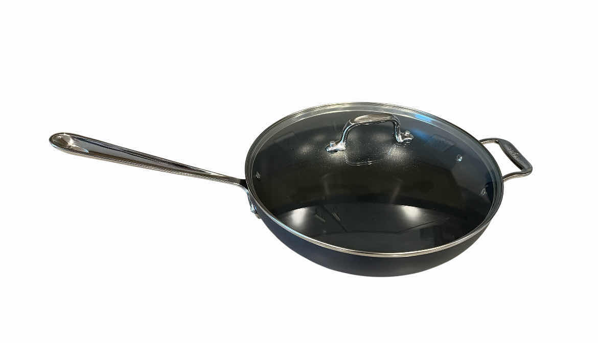 Photo 1 of ALL-CLAD NON-STICK WOK W LID 12” X 3.5”