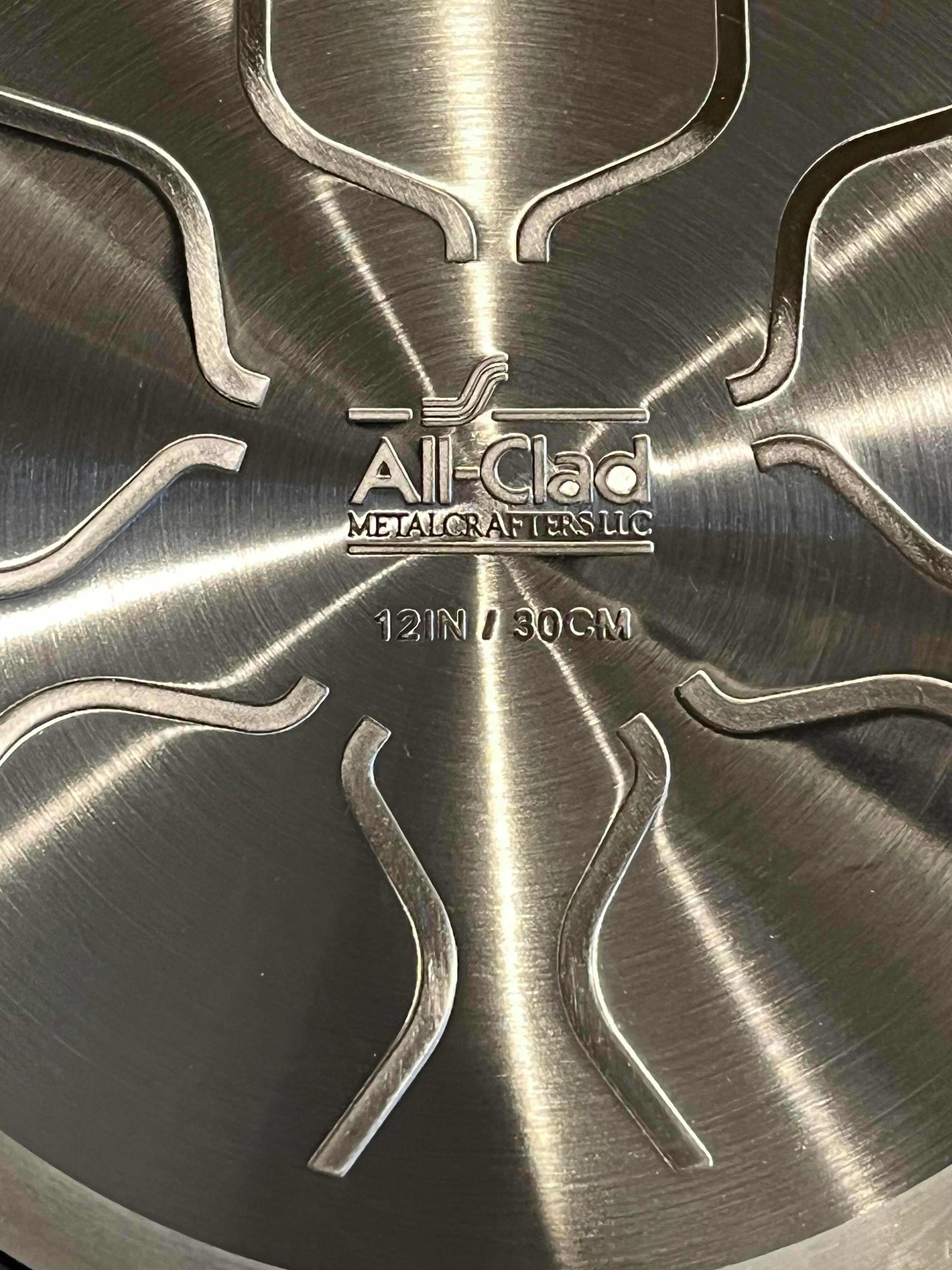 Photo 1 of ALL-CLAD NON-STICK WOK W LID 12” X 3.5”