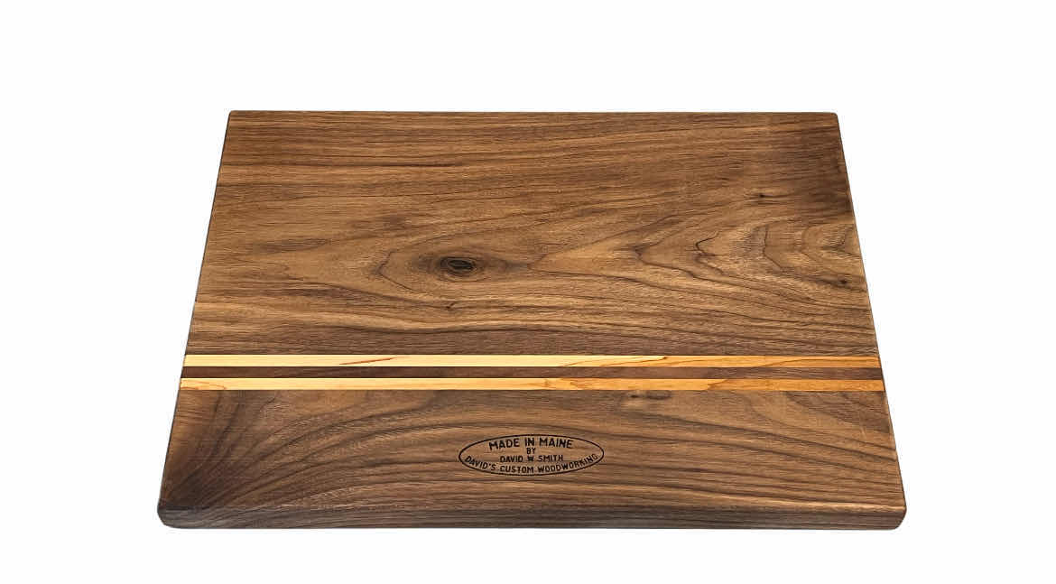 Photo 1 of DAVID W. SMITH CUSTOM WOODWORKING CUTTING BOARD 15” X 11”