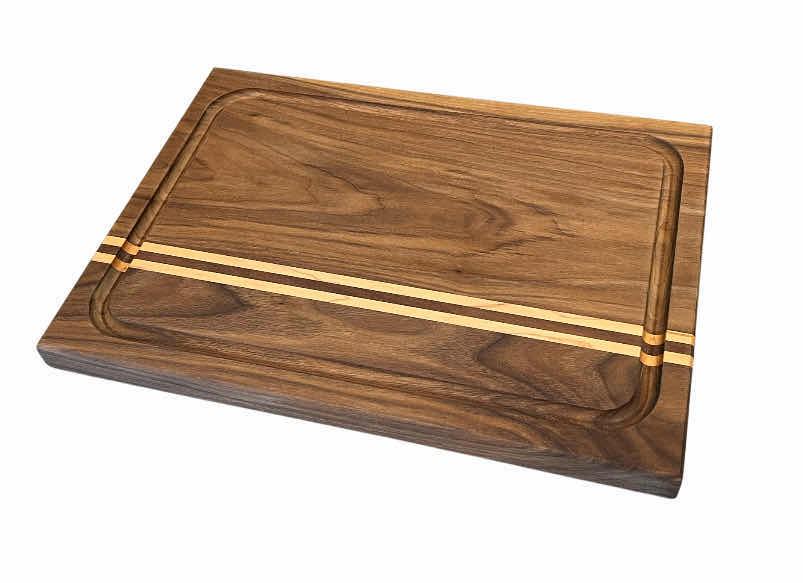 Photo 1 of DAVID W. SMITH CUSTOM WOODWORKING CUTTING BOARD 15” X 11”