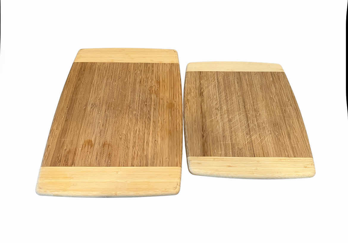 Photo 1 of BAMBOO WOOD CUTTING BOARDS 18” X 12”,14” X 11”