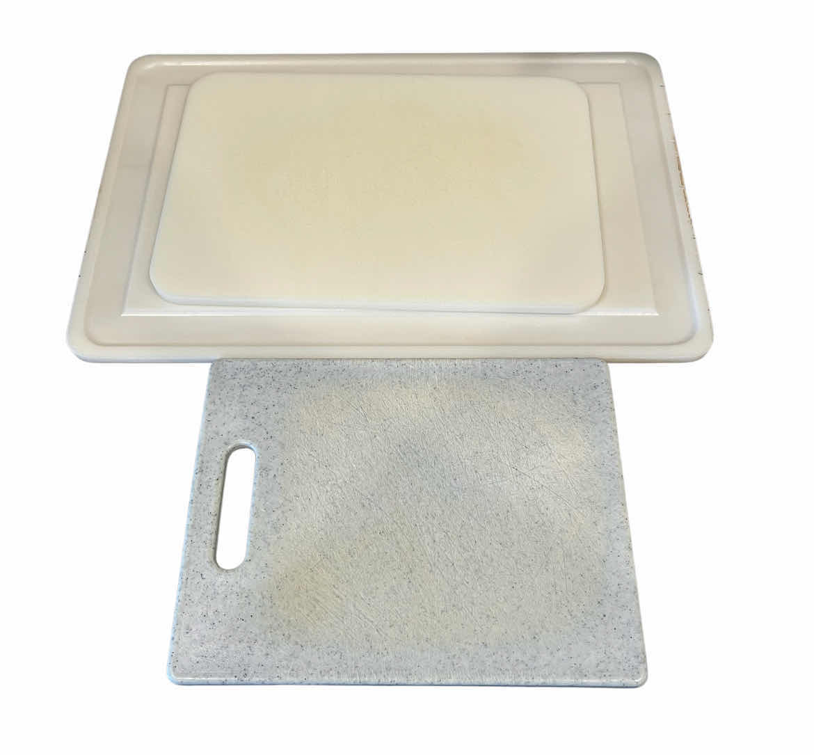 Photo 1 of PLASTIC CUTTING BOARDS 18” X 12”,13” X 9”,11” X 8.5”