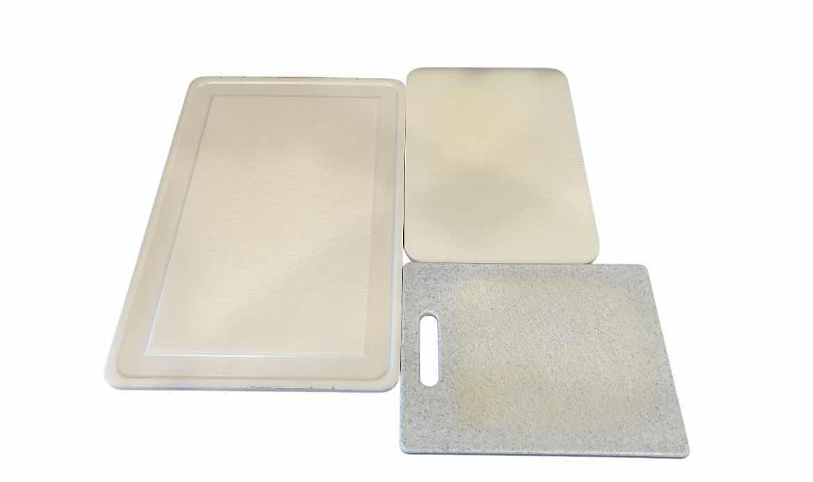 Photo 1 of PLASTIC CUTTING BOARDS 18” X 12”,13” X 9”,11” X 8.5”