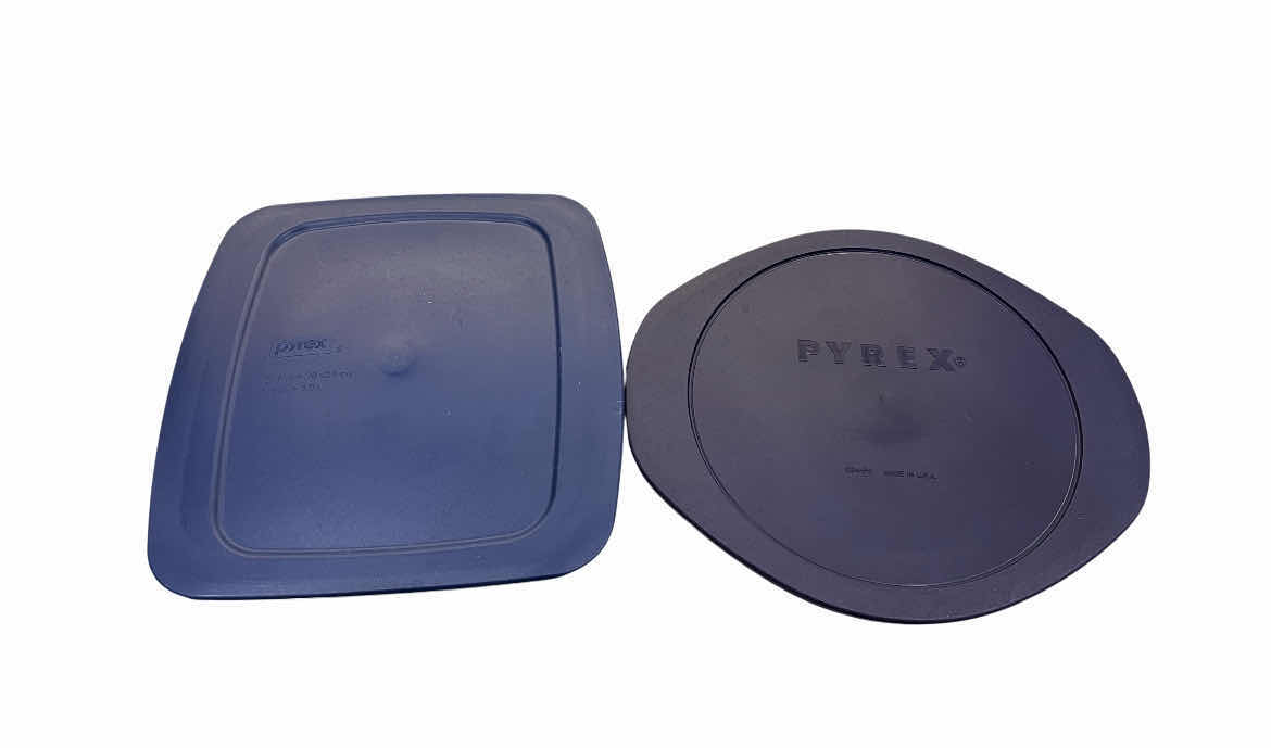 Photo 1 of PYREX 2QT ROUND & SQUARE GLASS FOOD STORAGE CONTAINER/CASSEROLE DISH