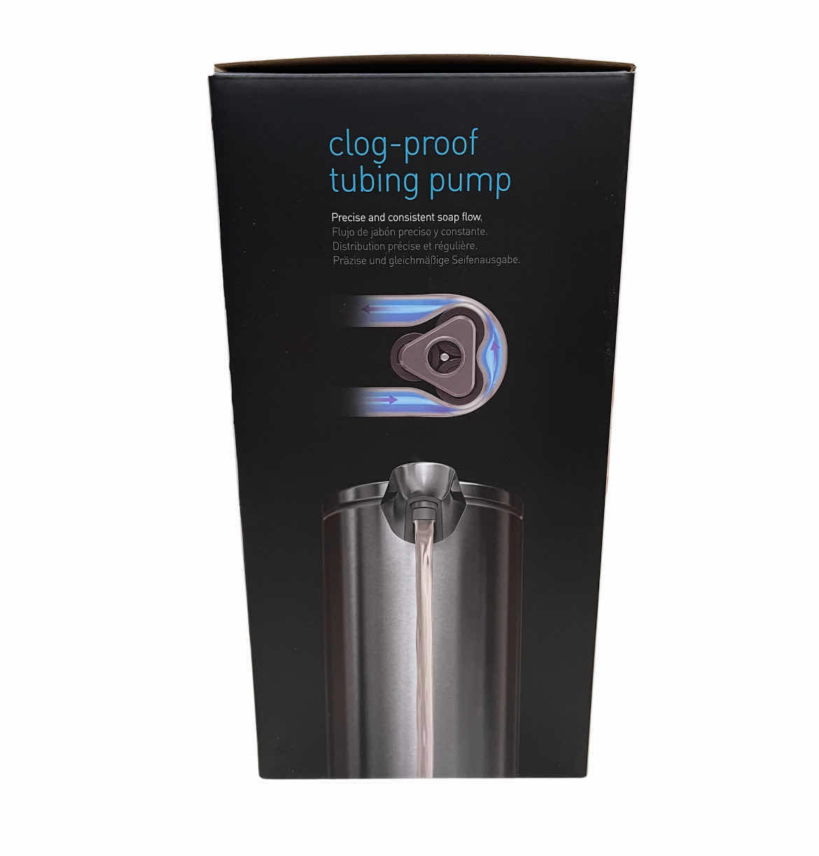 Photo 1 of SIMPLE-HUMAN 14OZ BRUSHED NICKEL AUTOMATED SOAP DISPENSER