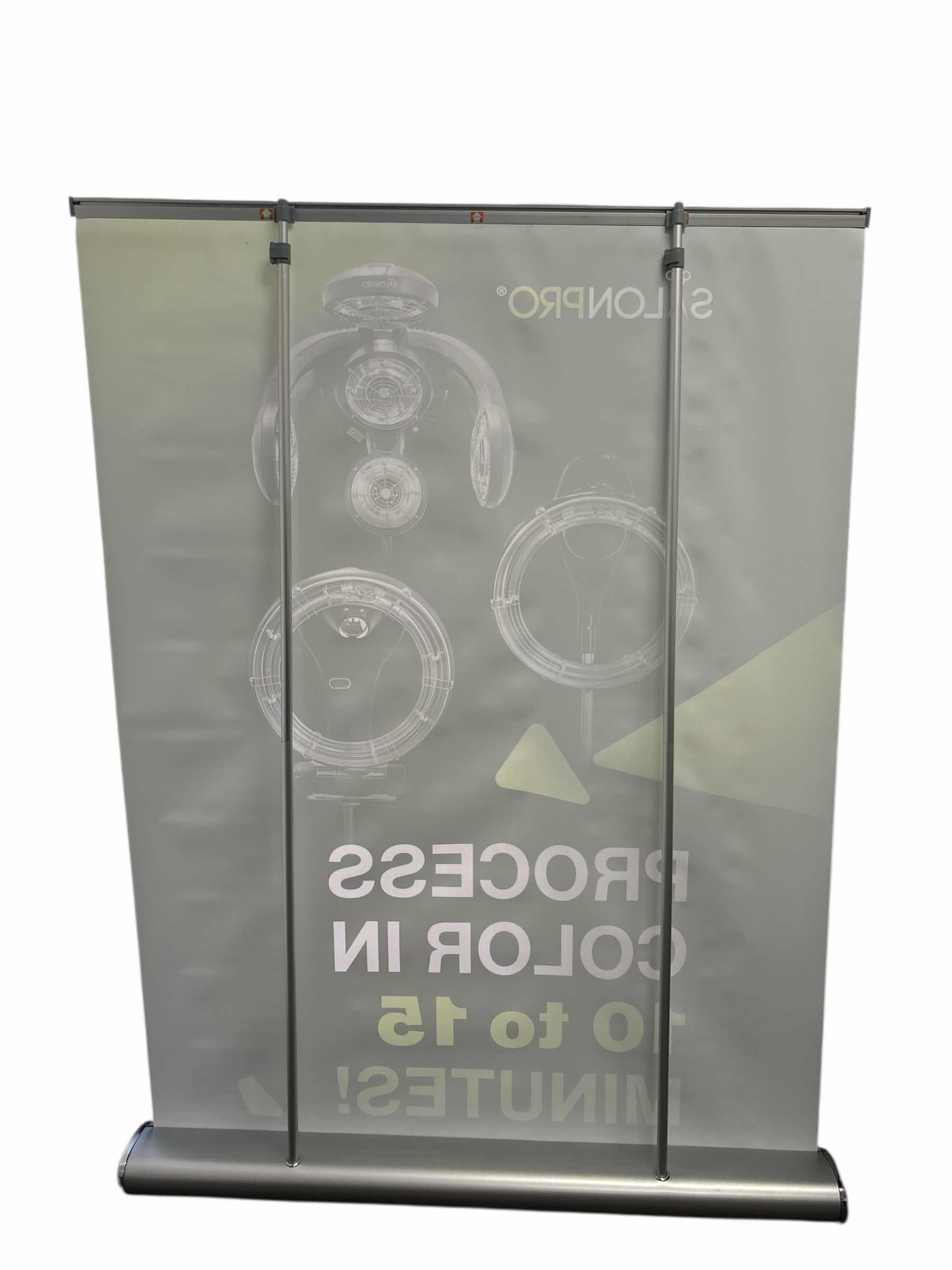 Photo 2 of RETRACTABLE ADVERTISING STAND 37.5”XH49.5”