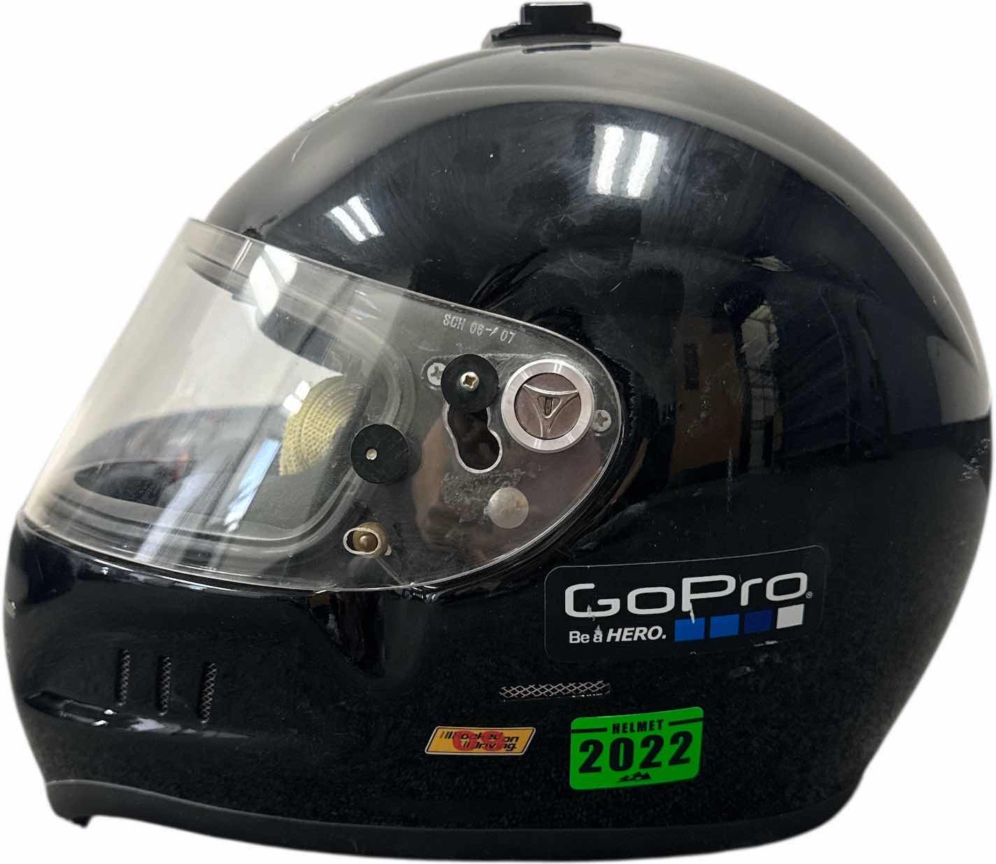 Photo 1 of GOPRO MOTORCYCLE HELMET WITH CAMERA MOUNT BLACK MEDIUM
