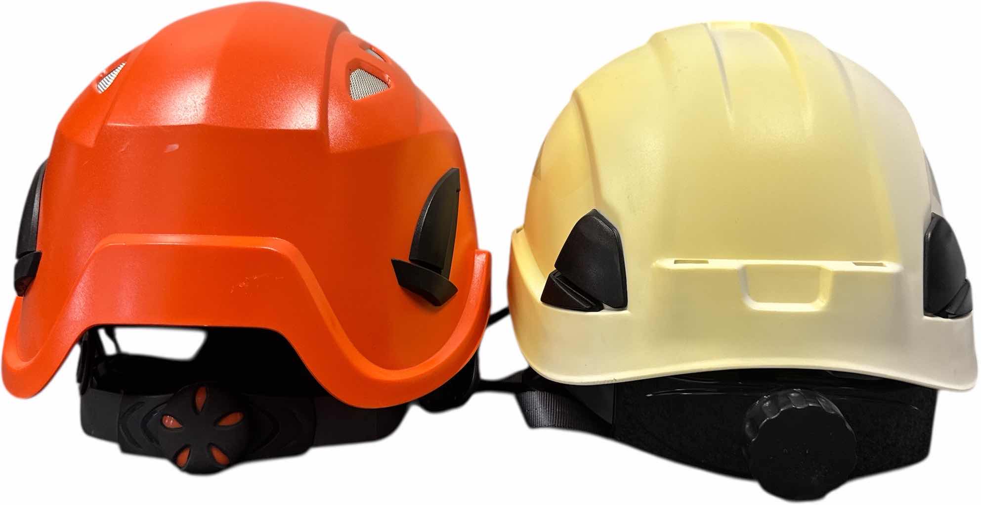 Photo 2 of 2- JORESTECH HARD HATS ORANGE WHITE MEDIUM