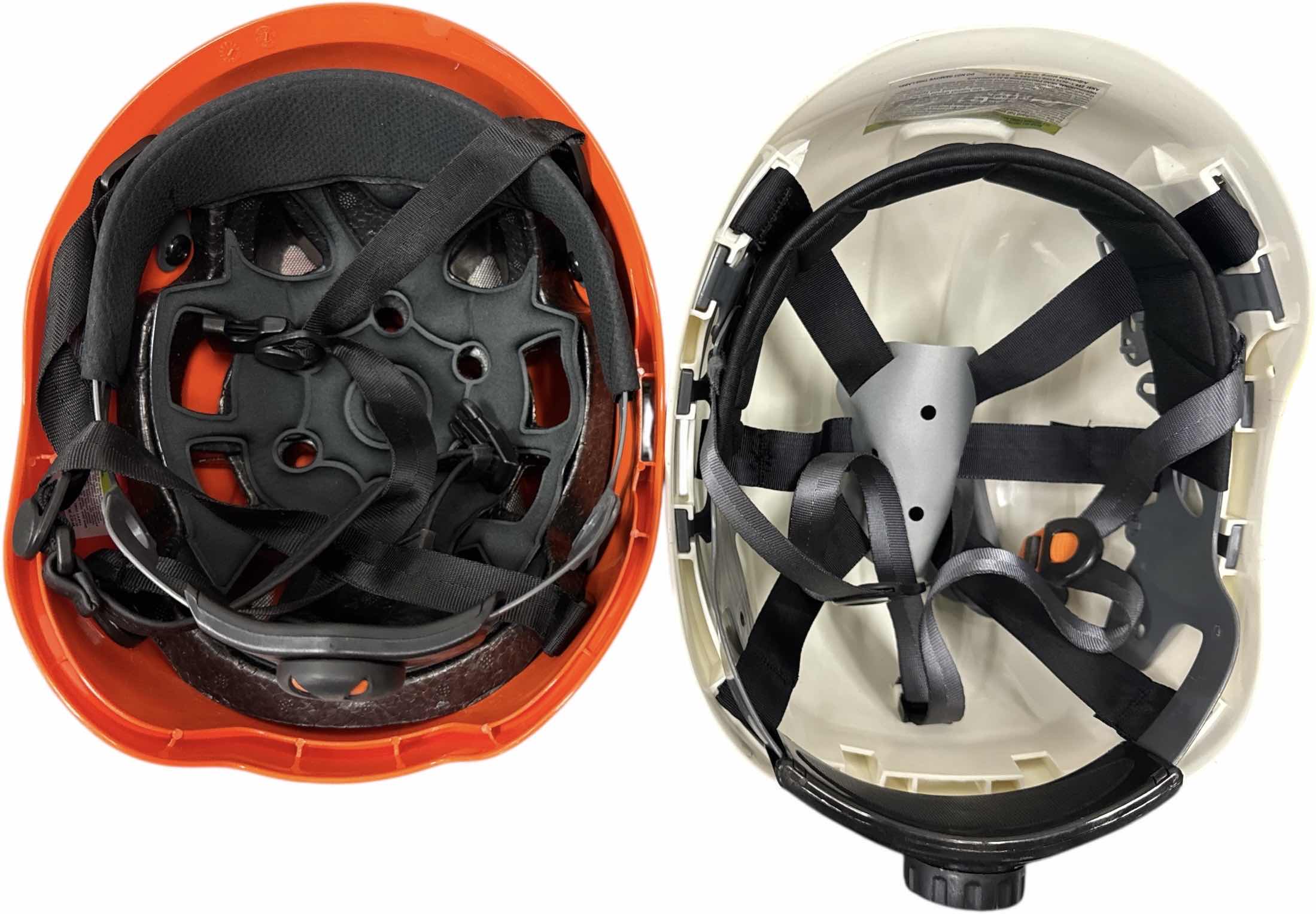 Photo 1 of 2- JORESTECH HARD HATS ORANGE WHITE MEDIUM