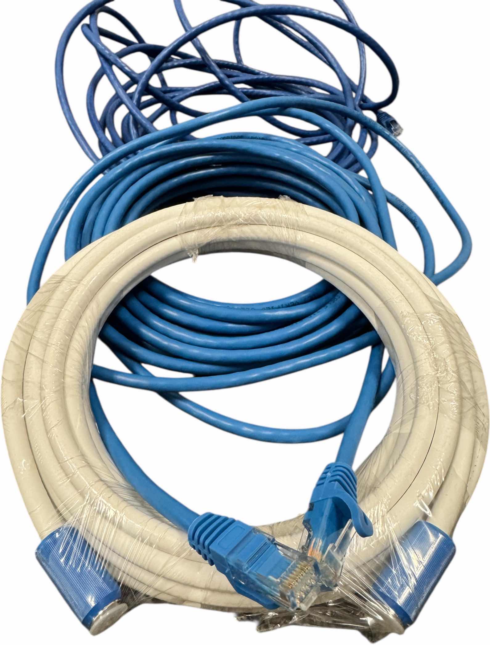 Photo 1 of ASSORTED ETHERNET CABLES & COAXIAL CABLE
