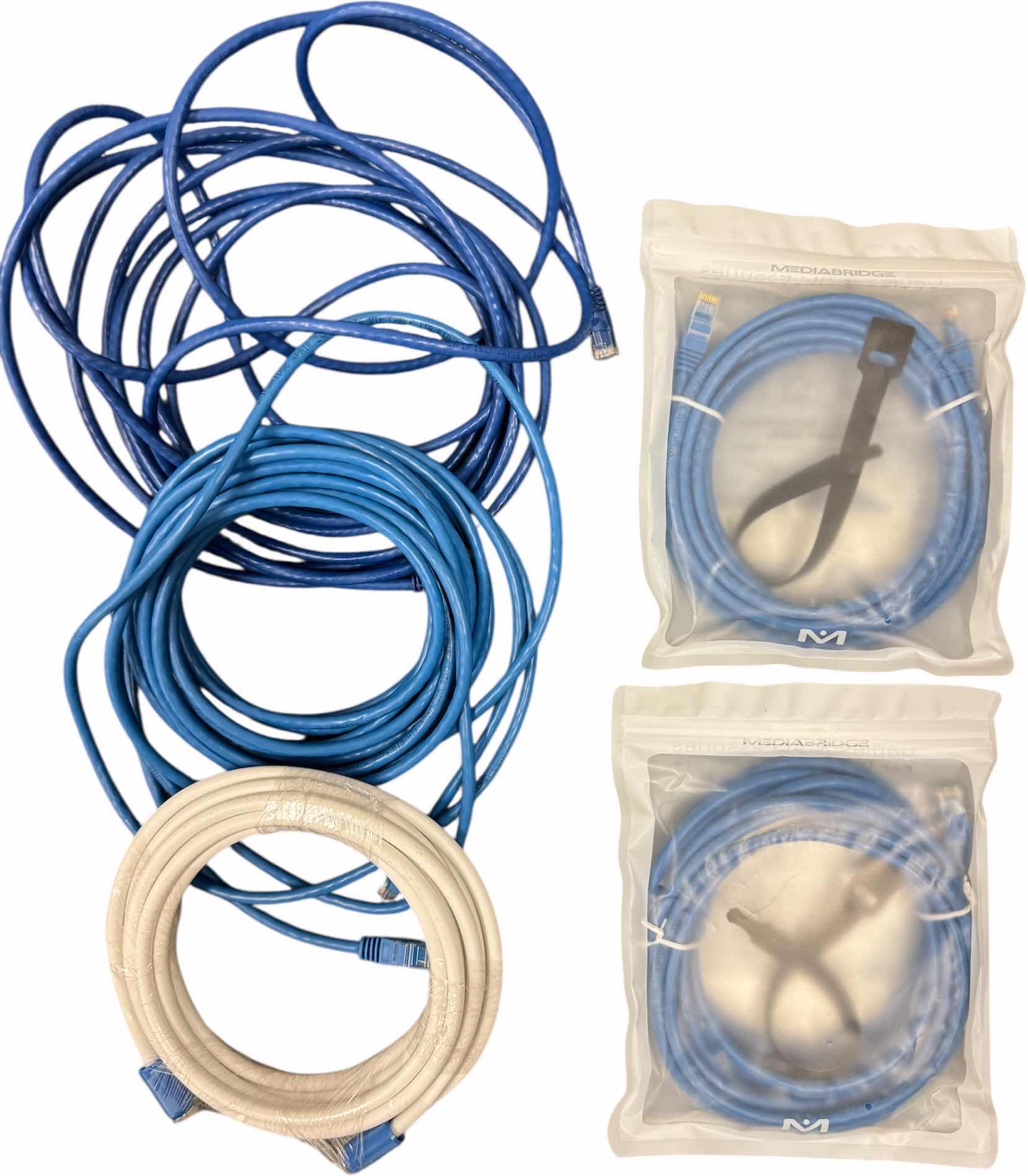 Photo 1 of ASSORTED ETHERNET CABLES & COAXIAL CABLE