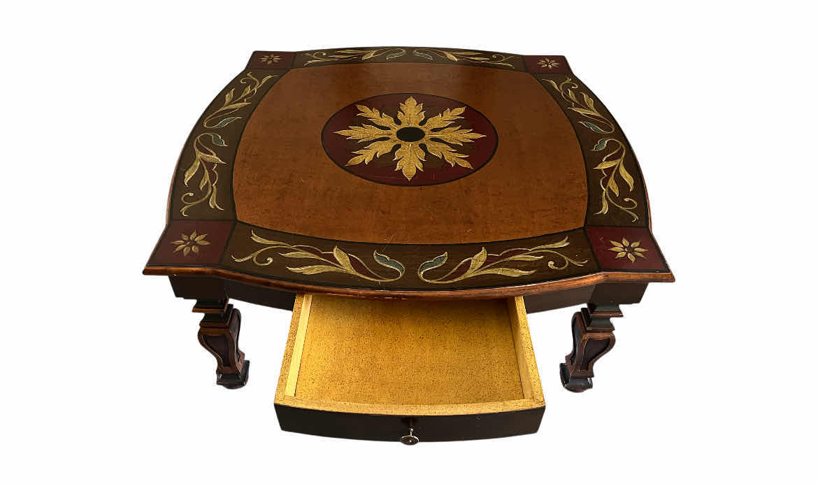 Photo 1 of ITALIAN STYLE PAINTED COFFEE TABLE 47” X 47” H20”