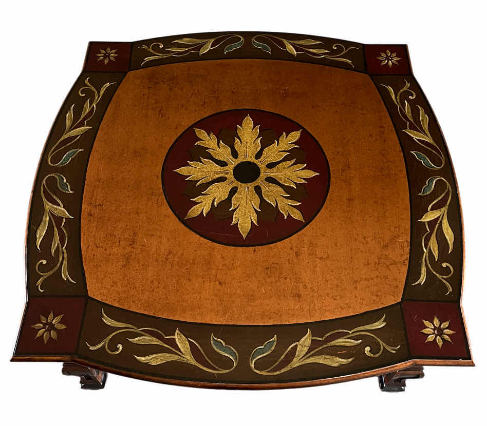 Photo 1 of ITALIAN STYLE PAINTED COFFEE TABLE 47” X 47” H20”