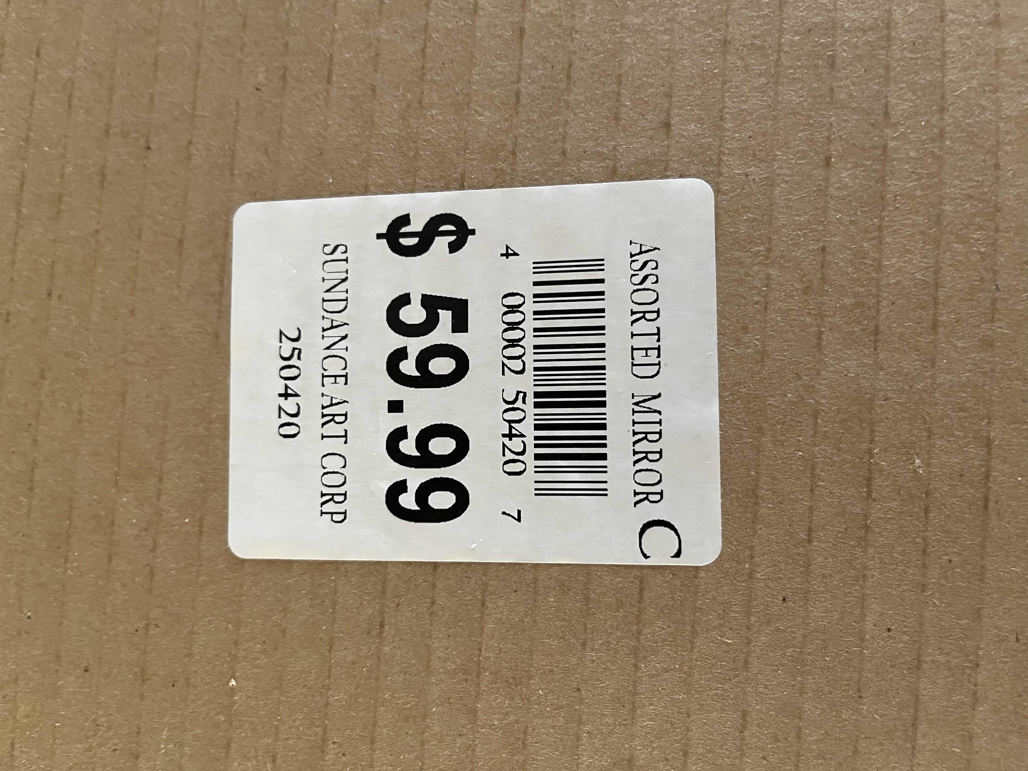 Photo 1 of SUNDANCE ART VICTORIAN STYLE ORNATE WOOD FRAMED MIRROR 33.5” X 33.5”