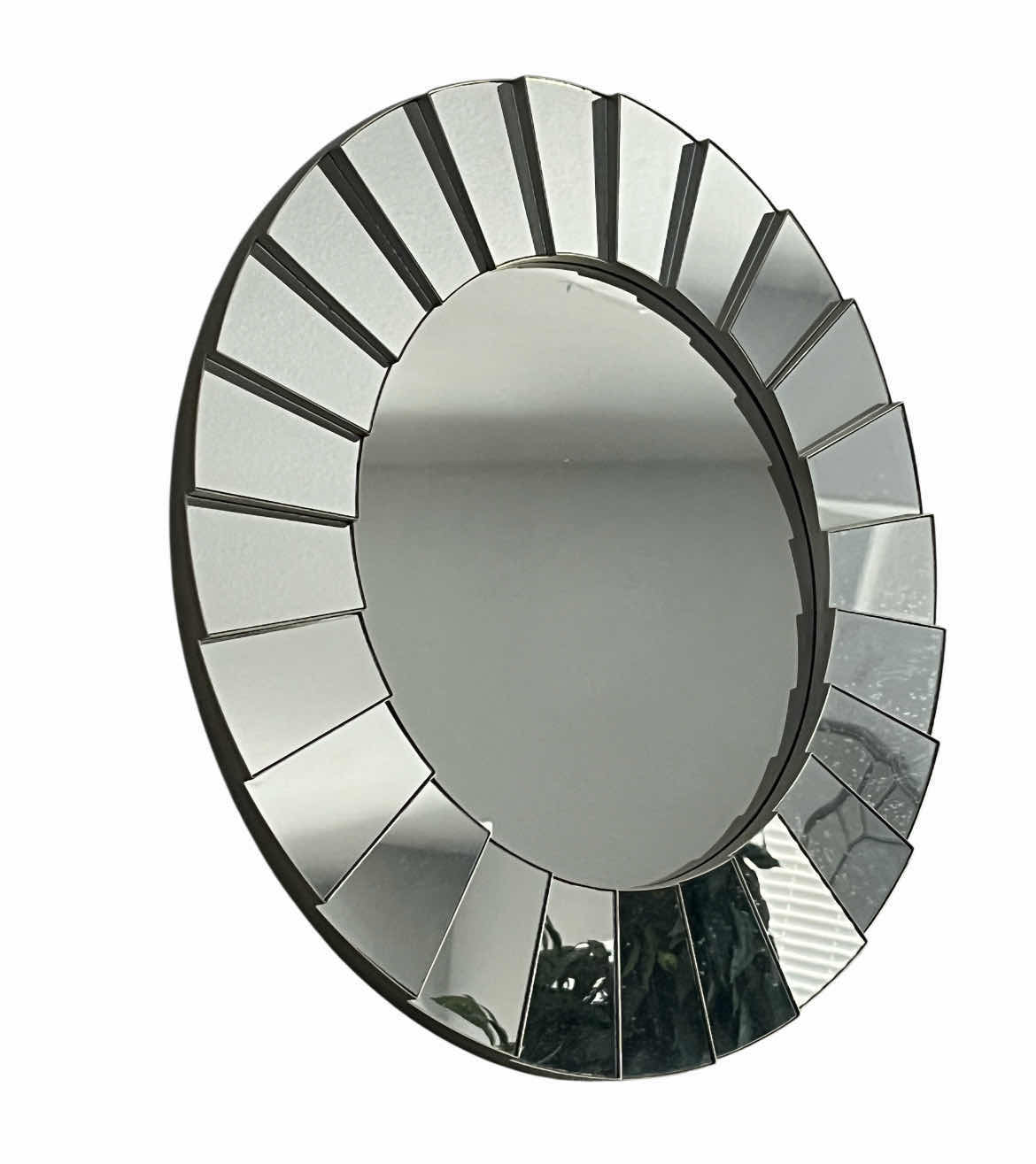 Photo 1 of AT HOME MULTI-PANELED ROUND FRAMED MIRROR 20”