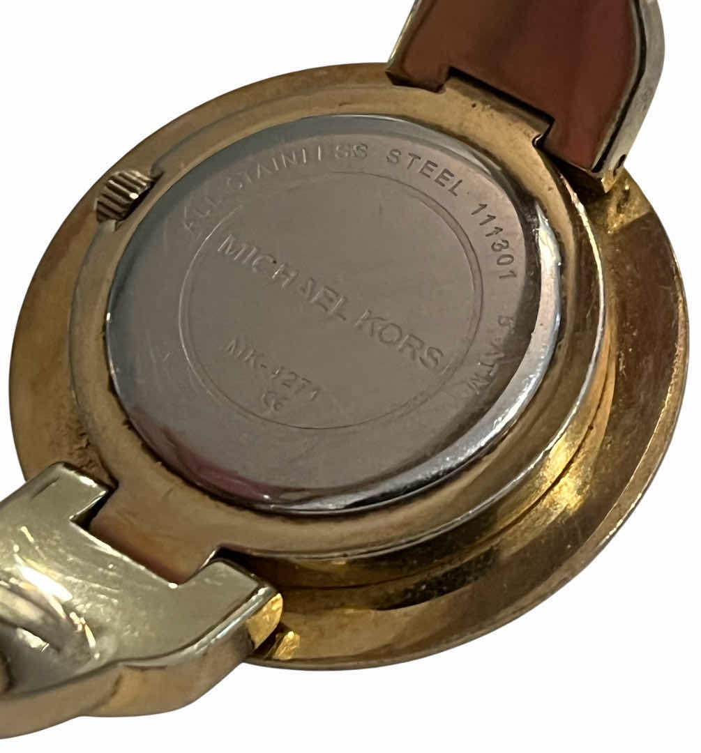 Photo 1 of MICHAEL KORS VINTAGE STAINLESS STEEL 16MM STRAP WOMENS WATCH