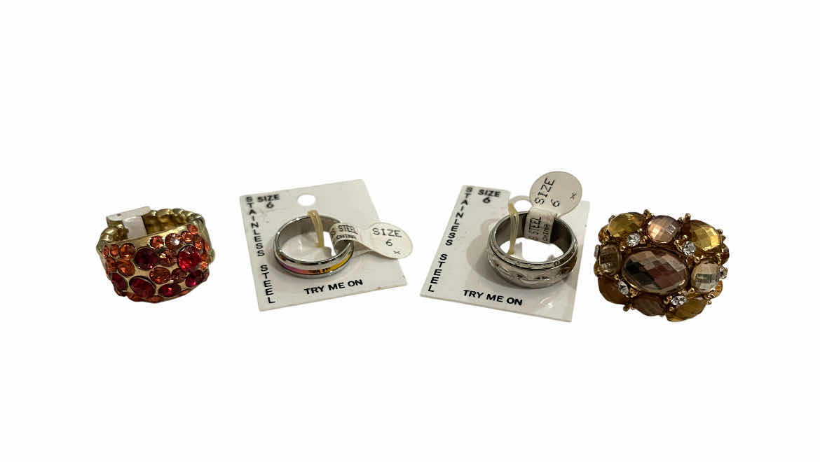 Photo 1 of FASHION JEWELRY RINGS (4)