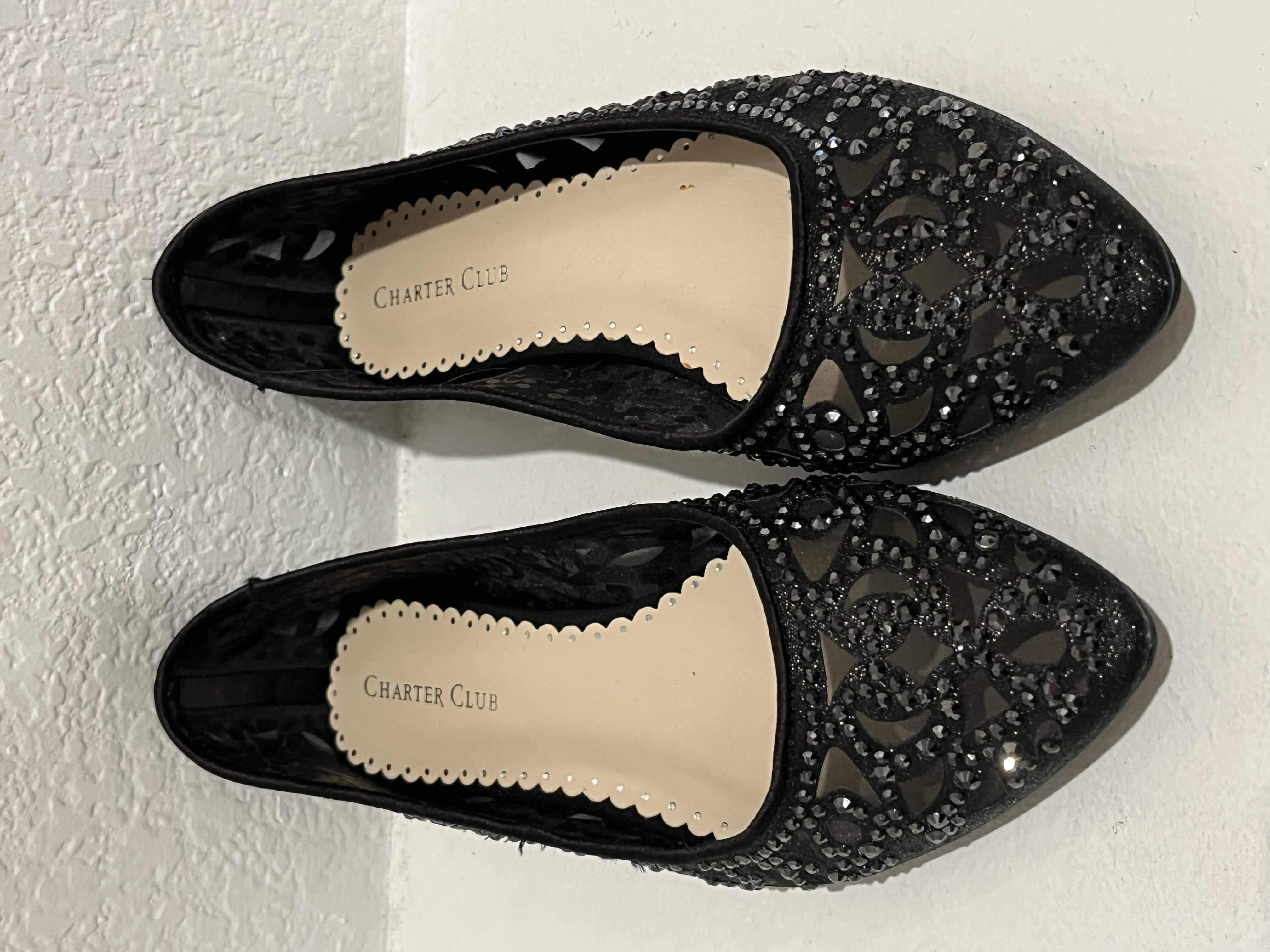 Photo 1 of CHARTER CLUB TONINA POINTED FLATS WOMENS SIZE 5