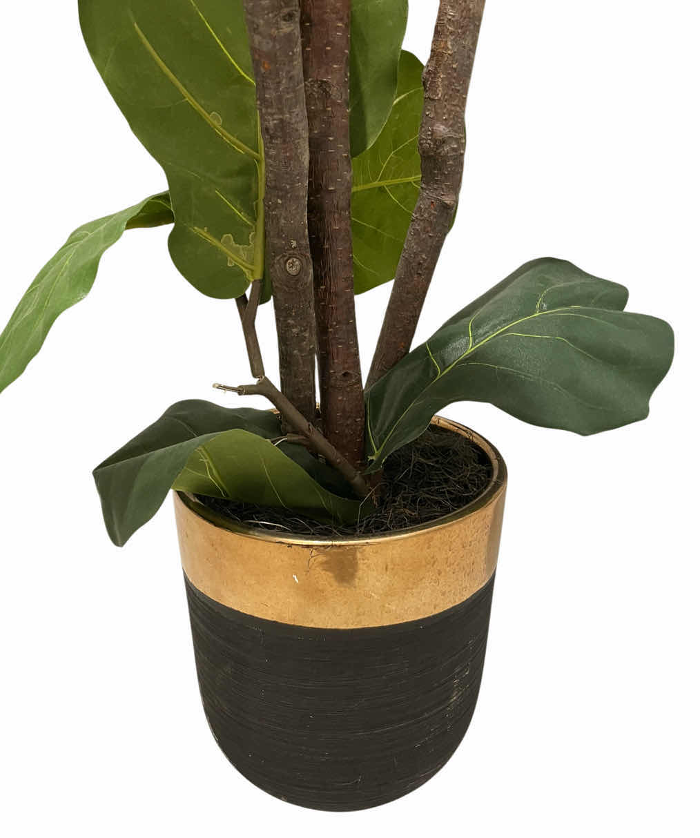 Photo 1 of INDOOR JUNGLE ARTIFICIAL TREE W PLANTER 22” X 73”