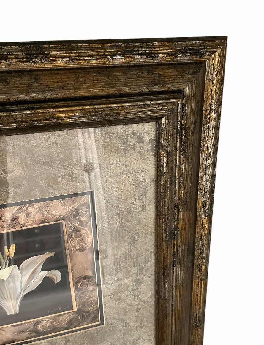 Photo 1 of AWAKENING CALLA FRAMED PRINT ARTWORK 32” X 24”