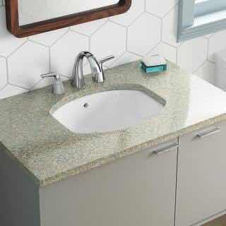 Photo 1 of NEW KOHLER ELMBROOK VITREOUS CHINA WHITE UNDER-MOUNT BATHROOM SINK R3904-0