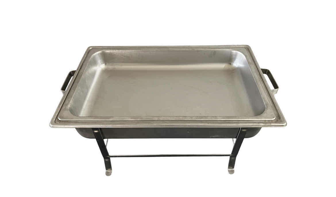 Photo 1 of POLAR WARE CONTINENTAL WELDED CHAFER FOOD WARMING STATION W BOX 24” X 14” H12”