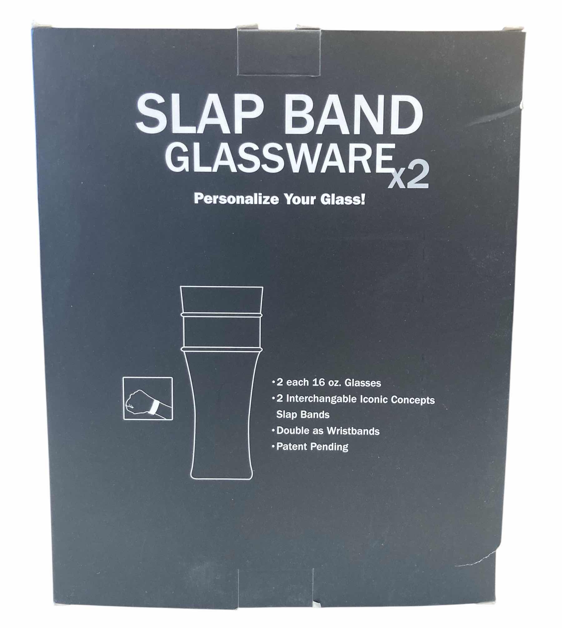 Photo 1 of NEW SLAP BAND GLASSWARE “JOE BONAMASSA” 4PC