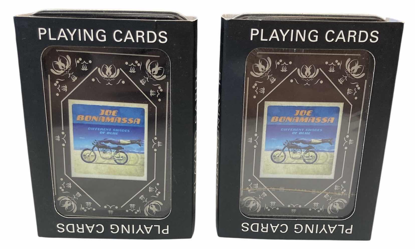 Photo 1 of NEW JOE BONAMASSA PLAYING CARDS 2SETS