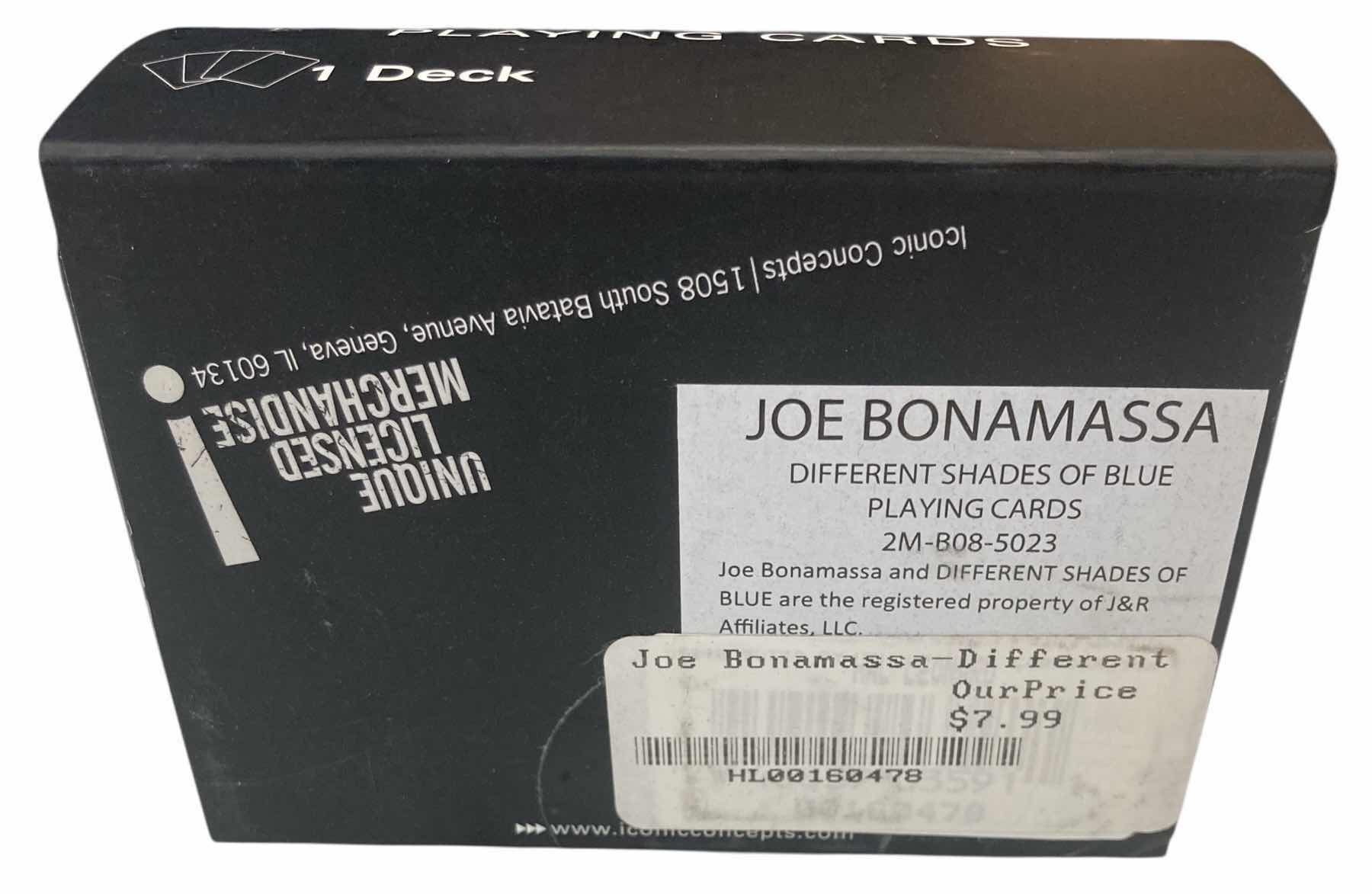 Photo 1 of NEW JOE BONAMASSA PLAYING CARDS 2SETS