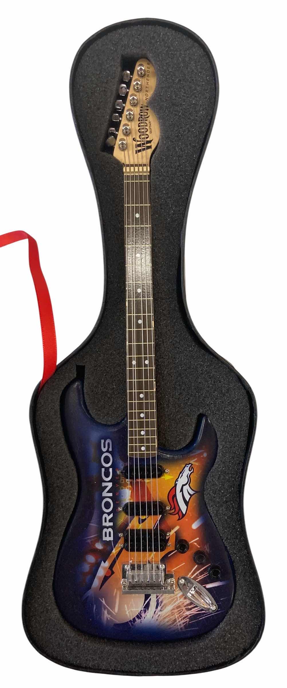 Photo 1 of WOODROW NORTHLANDER MINI GUITAR DENVER BRONCOS H10”