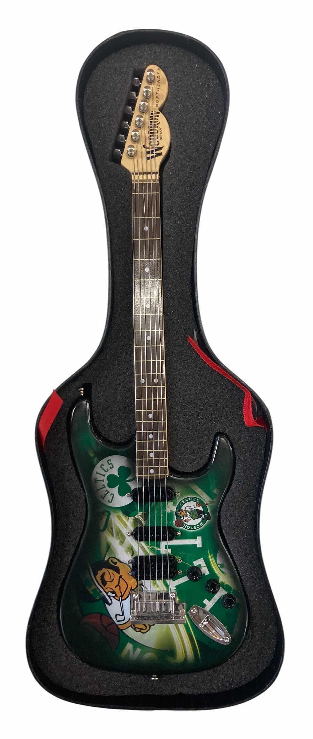 Photo 1 of WOODROW NORTHLANDER MINI GUITAR LIMITED EDITION BOSTON CELTICS H10”