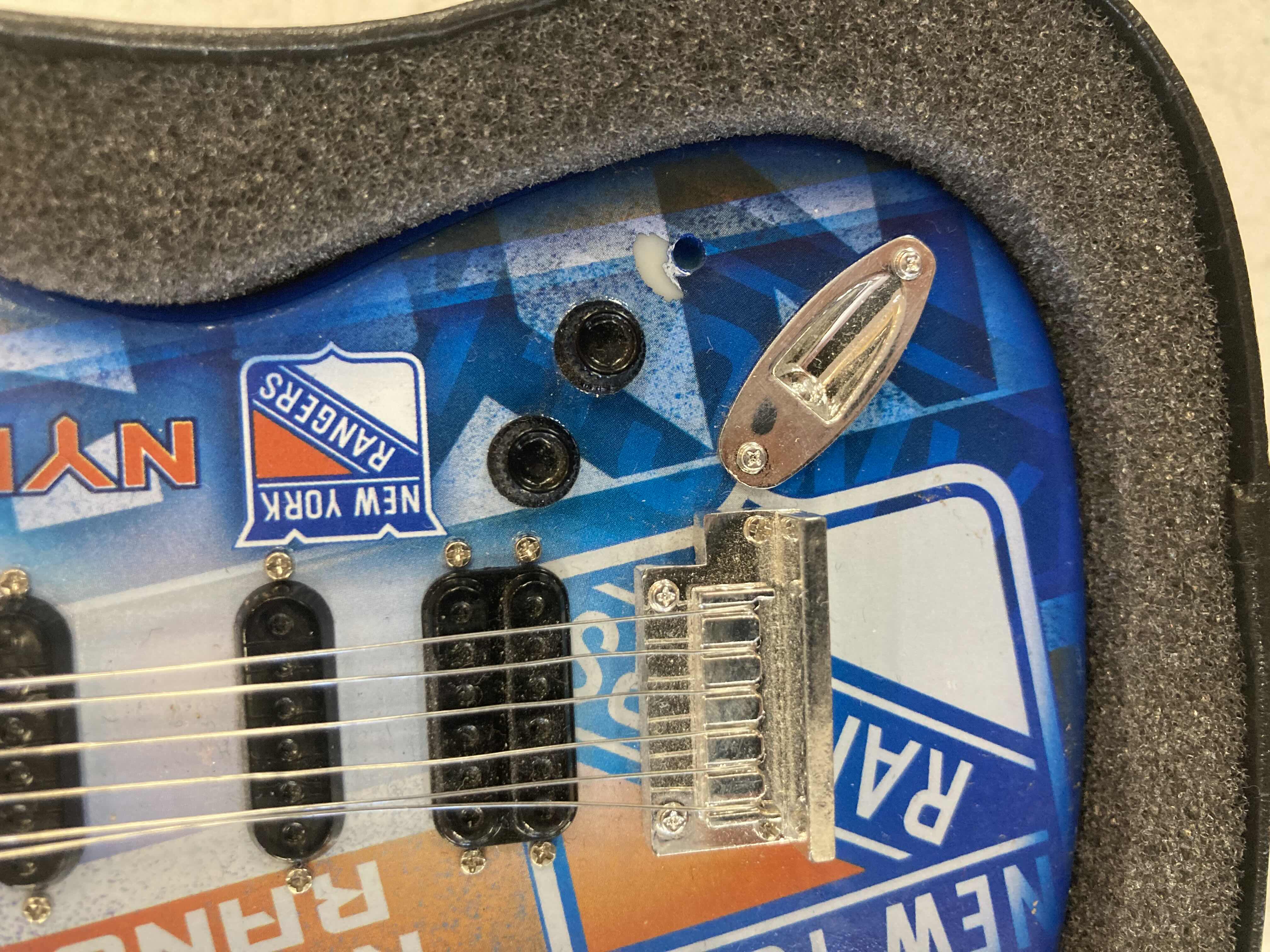 Photo 1 of WOODROW NORTHLANDER MINI GUITAR LIMITED EDITION NY RANGERS H10”