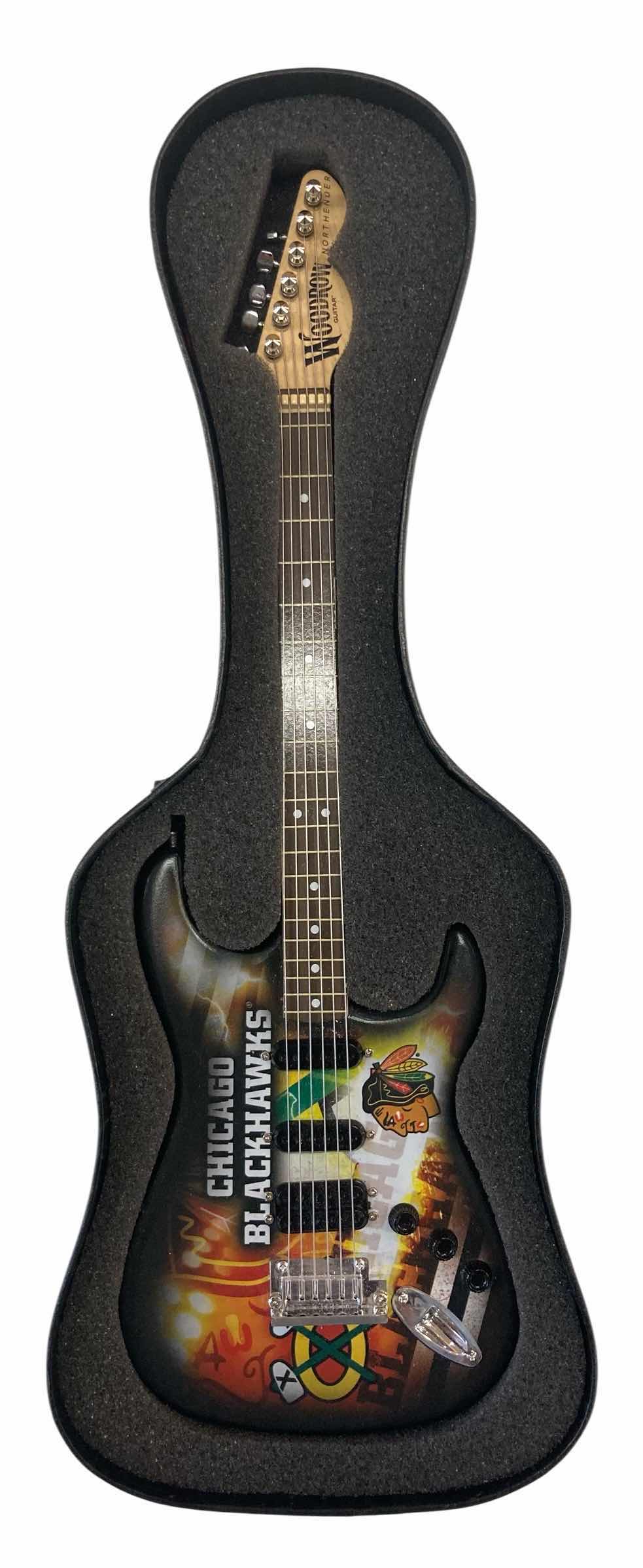 Photo 1 of WOODROW NORTHLANDER MINI GUITAR LIMITED EDITION CHICAGO BLACKHAWKS H10”