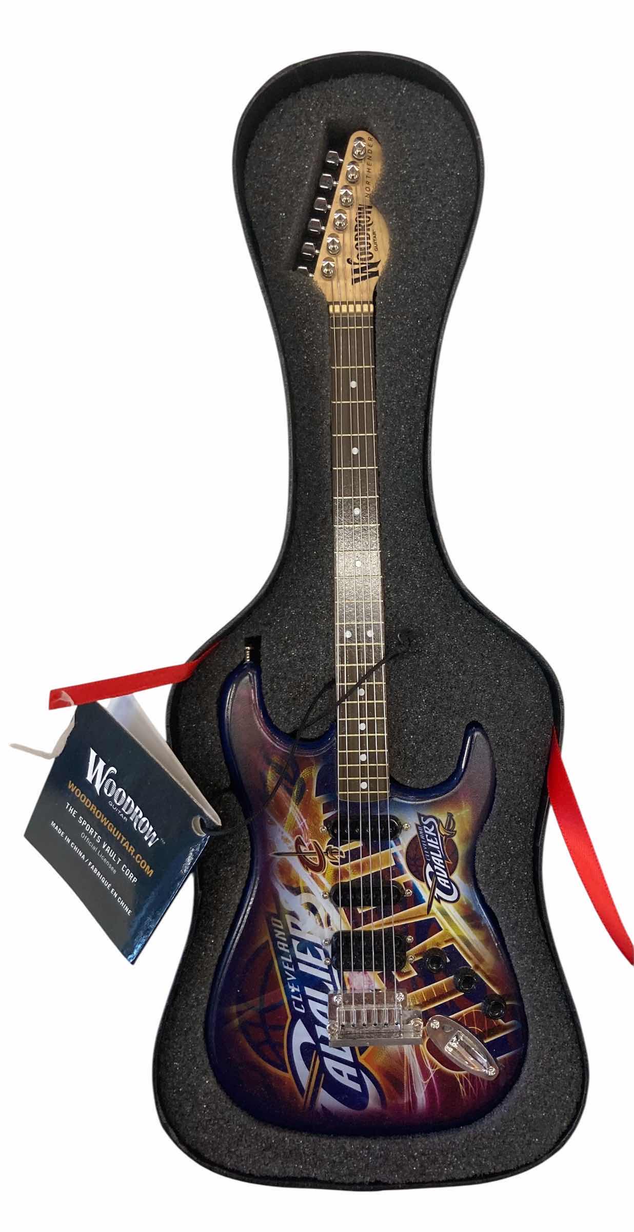 Photo 1 of WOODROW NORTHLANDER MINI GUITAR LIMITED EDITION CLEVELAND CAVALIERS H10”