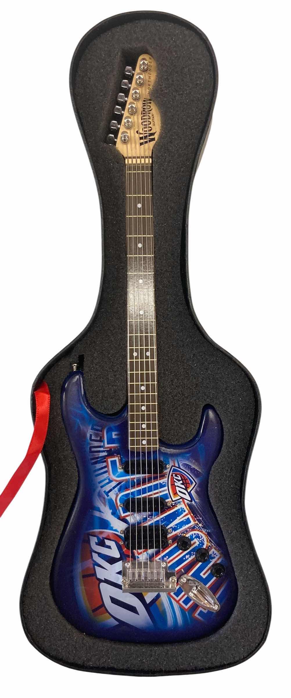 Photo 1 of WOODROW NORTHLANDER MINI GUITAR LIMITED EDITION OKLAHOMA CITY THUNDER H10”