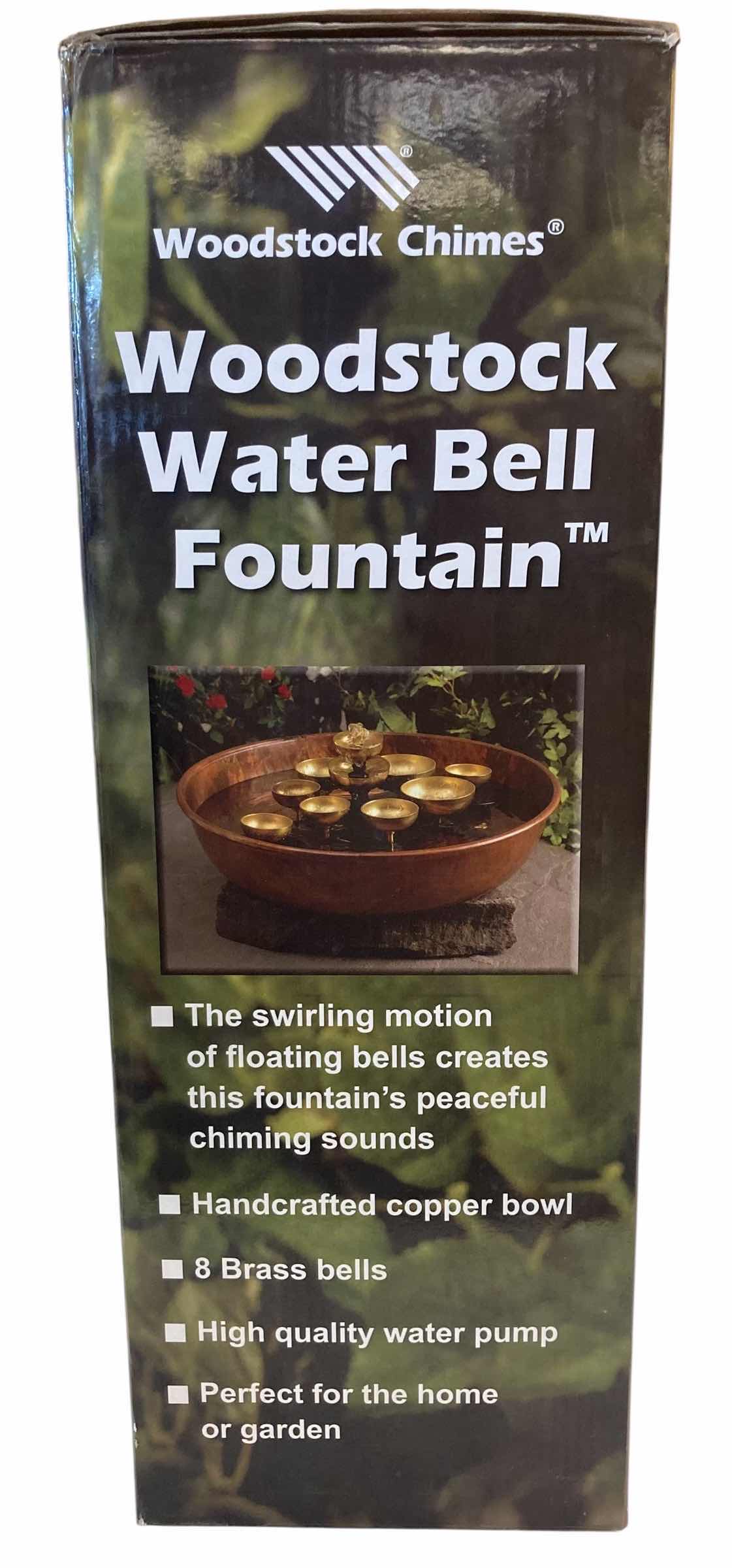 Photo 1 of WOODSTOCK CHIMES COPPER BOWL WATER BELL FOUNTAIN 16”