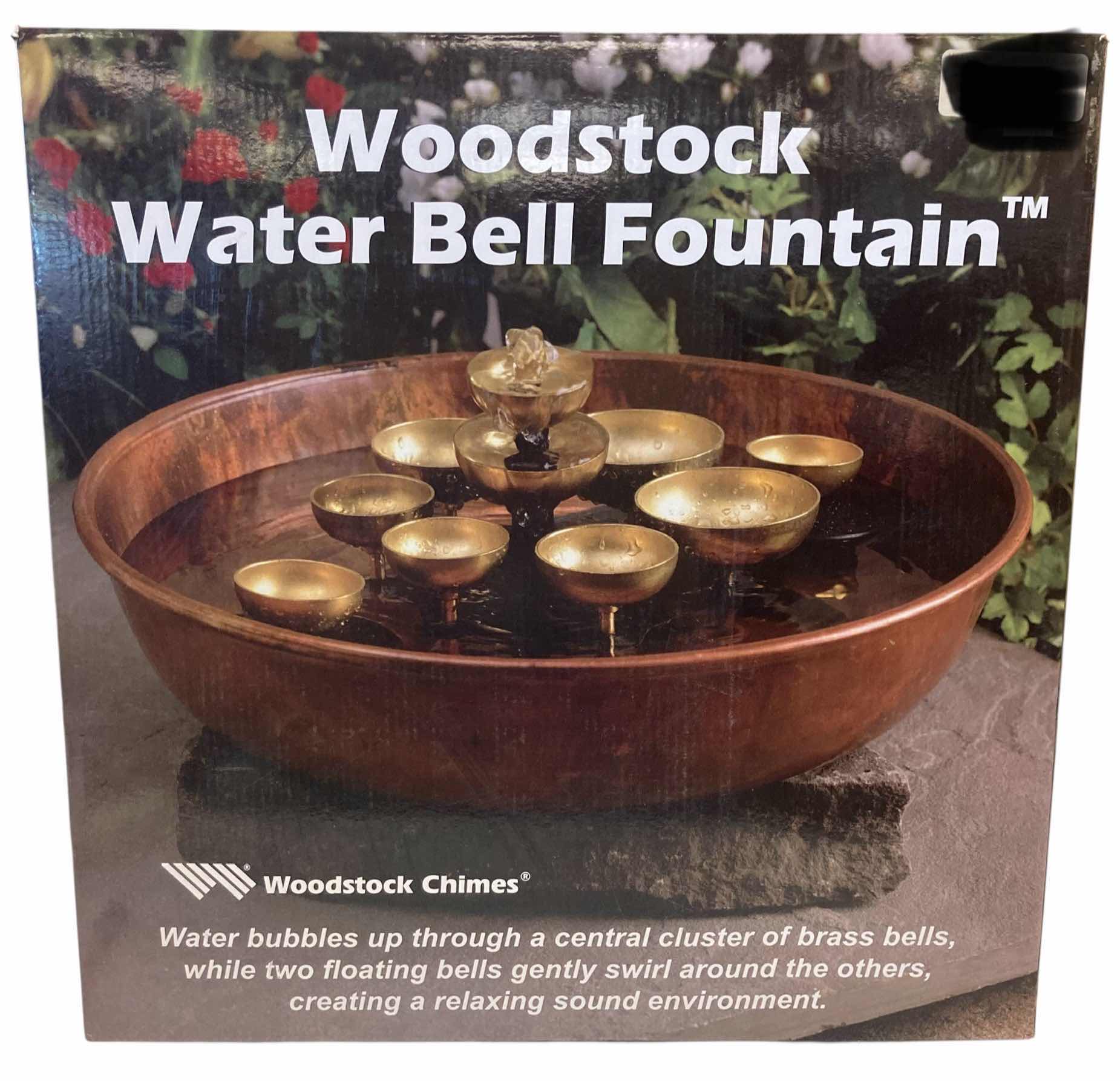 Photo 1 of WOODSTOCK CHIMES COPPER BOWL WATER BELL FOUNTAIN 16”