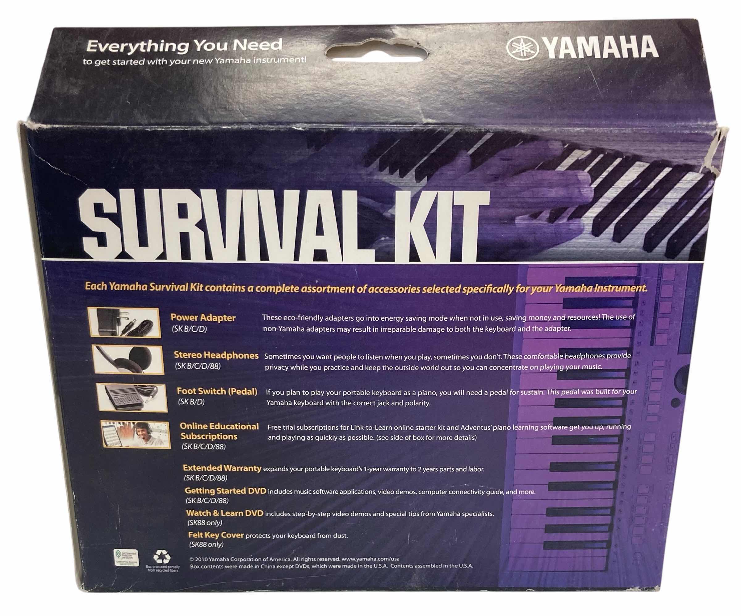 Photo 1 of YAMAHA SURVIVAL KIT