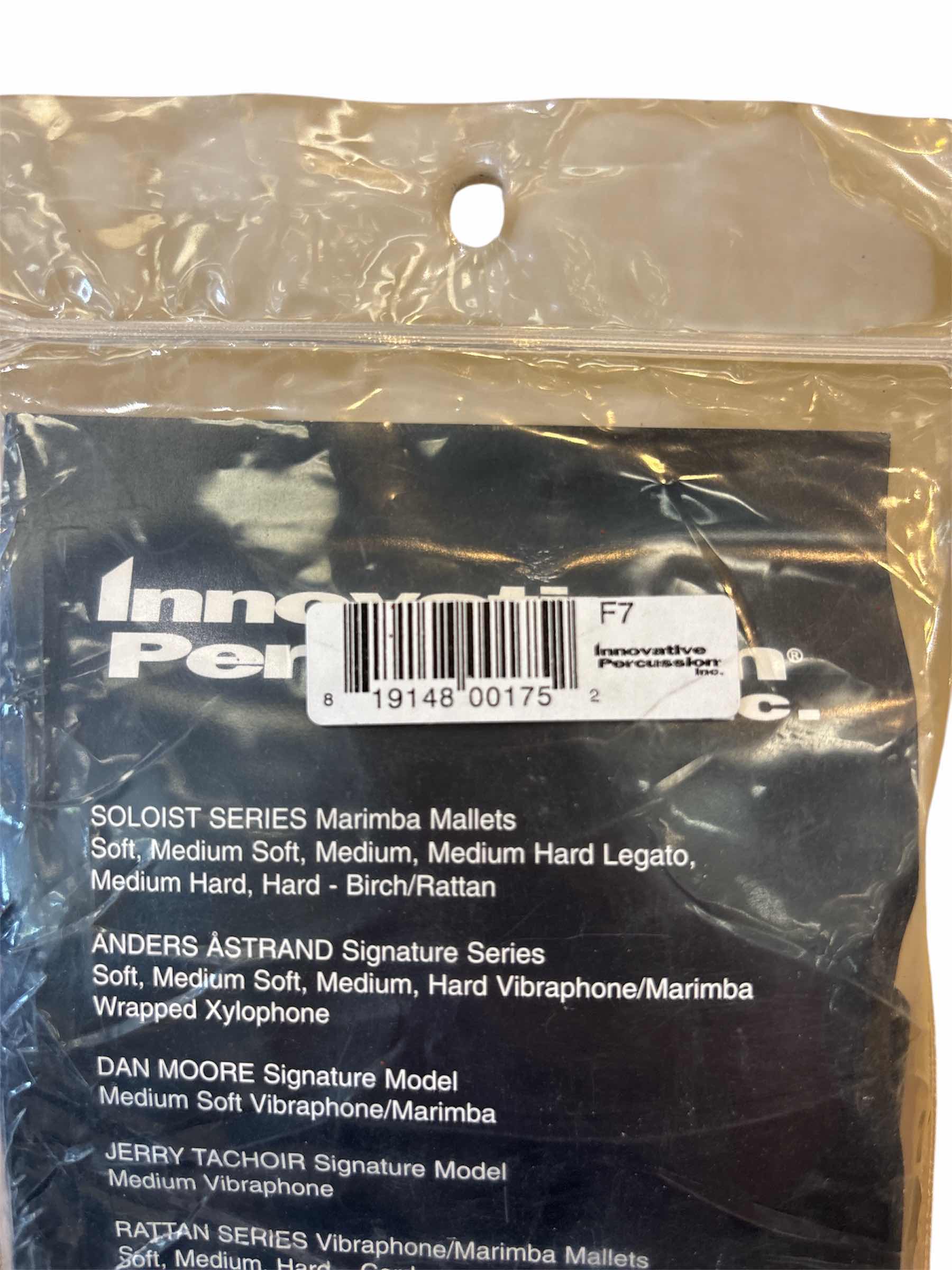 Photo 1 of NEW INNOVATIVE PERCUSSION INC SOFT MARIMBA RUBBER MALLETS, BLACK (F7)