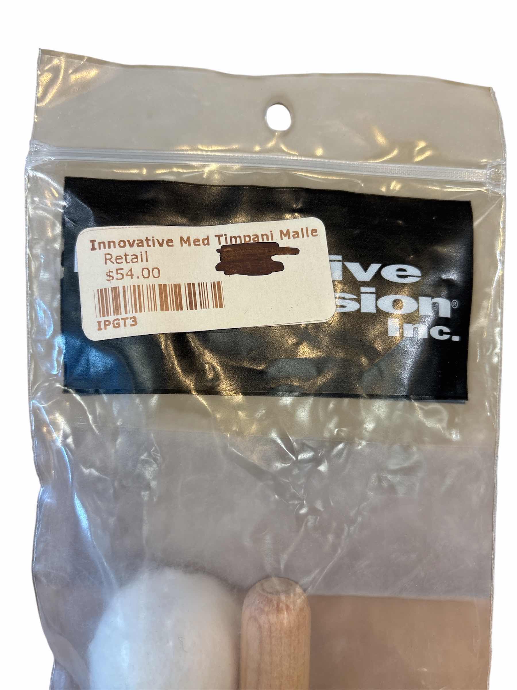 Photo 1 of NEW INNOVATIVE PERCUSSION INC MEDIUM TIMPANI MALLETS (GT-3)