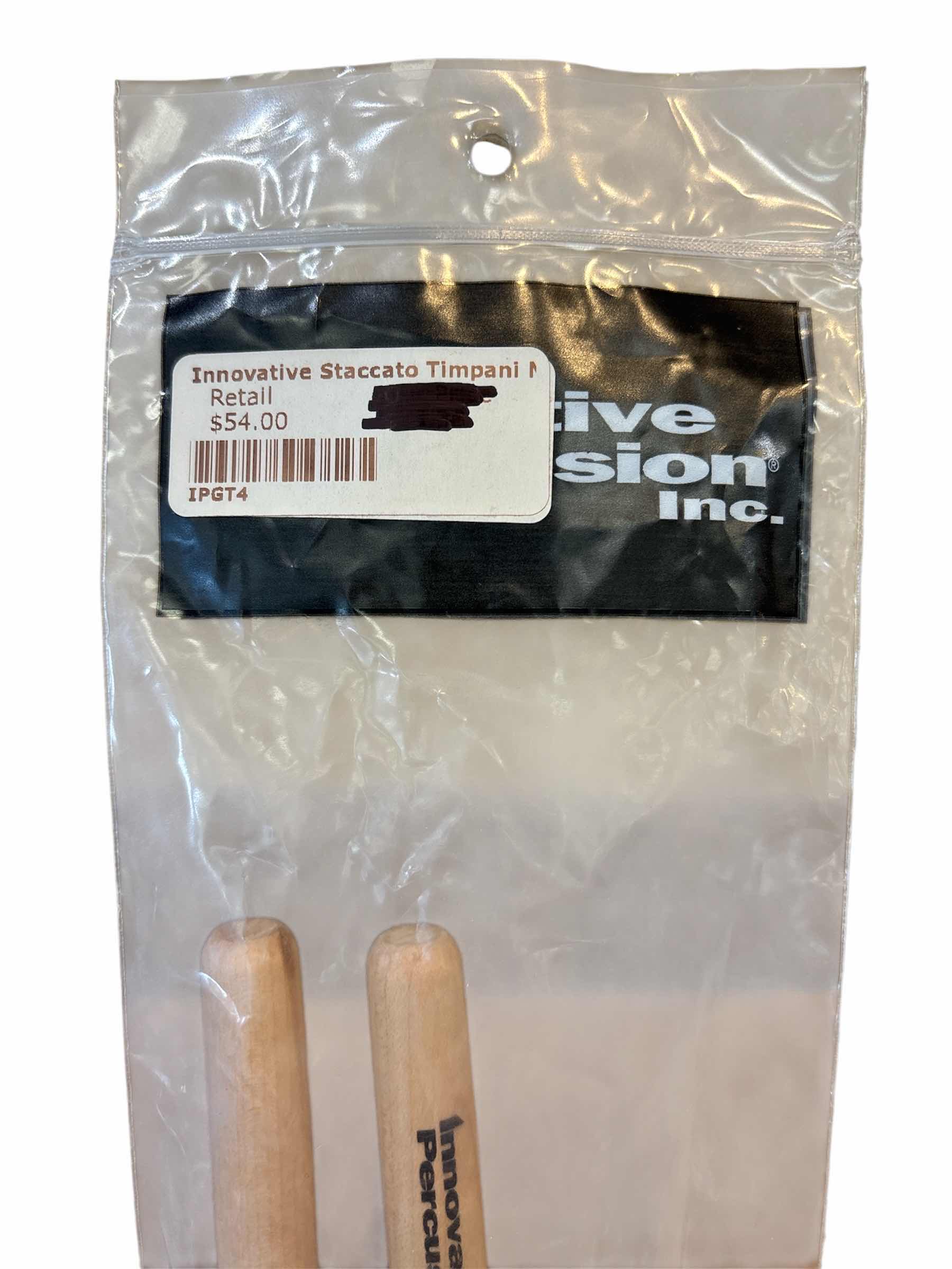 Photo 1 of NEW INNOVATIVE PERCUSSION INC STACCATO TIMPANI MALLETS (GT-4)