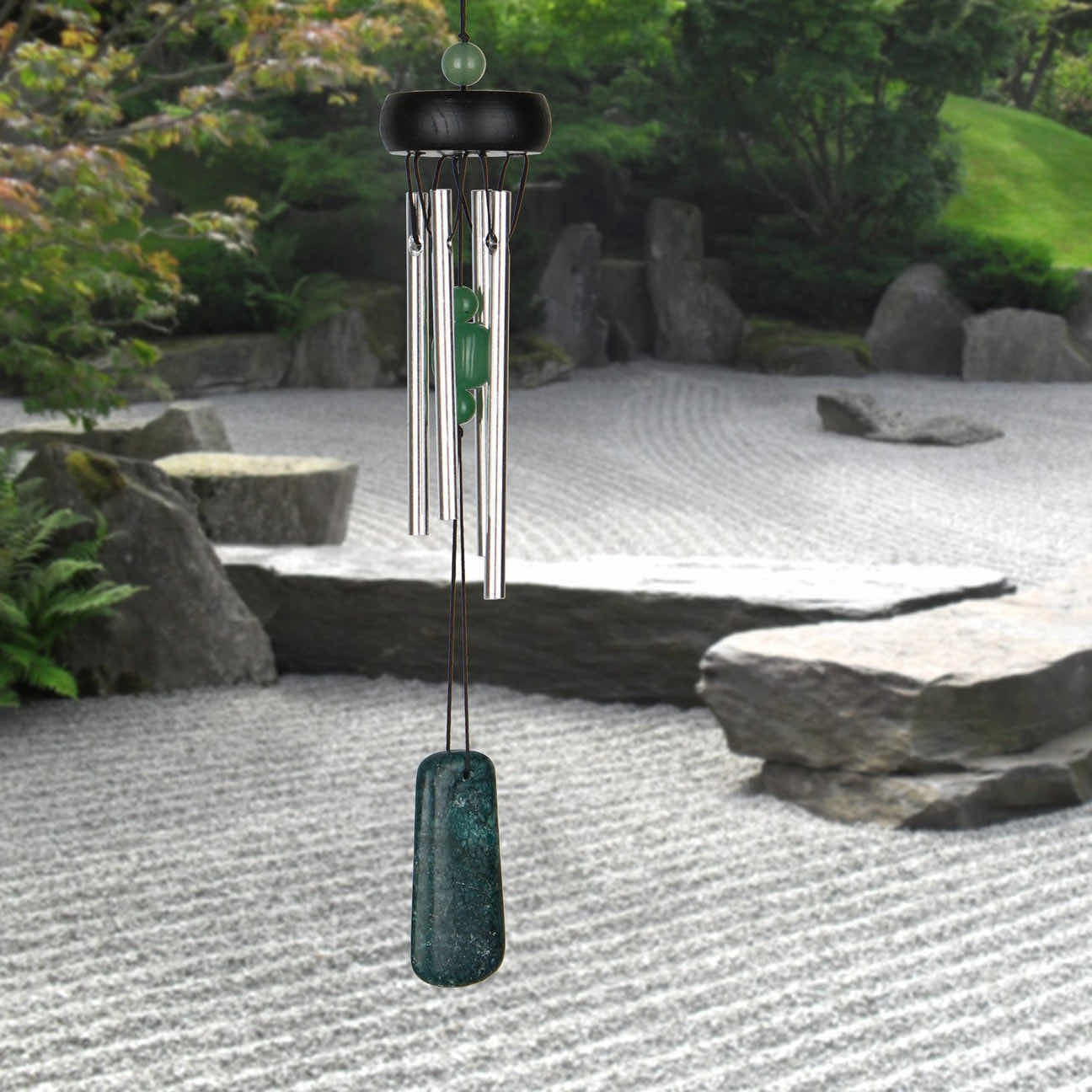 Photo 1 of NEW WOODSTOCK CHIMES PRECIOUS STONES 12” CHIME- JADE
