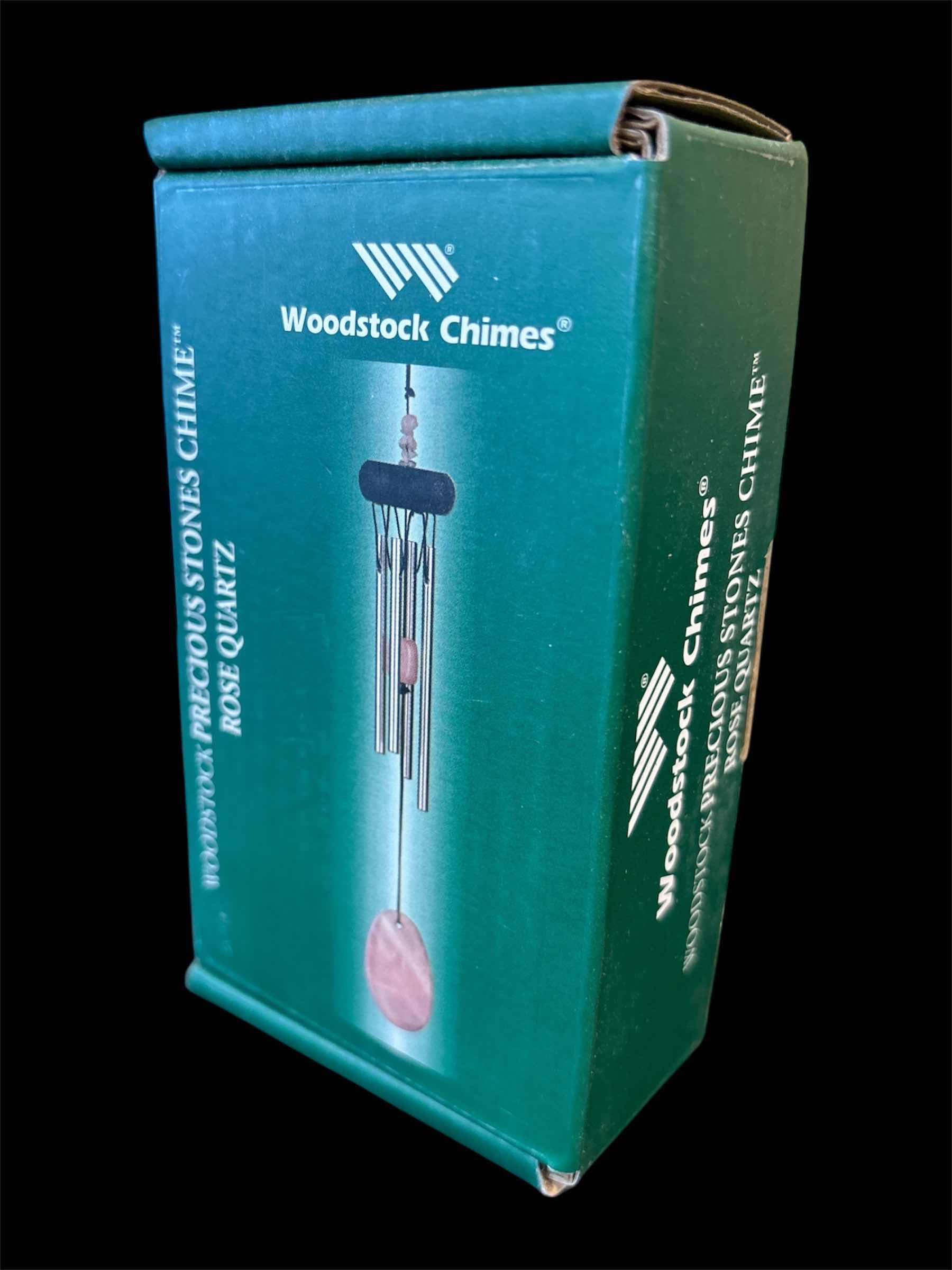 Photo 1 of NEW WOODSTOCK CHIMES PRECIOUS STONES 12” CHIME- ROSE QUARTZ