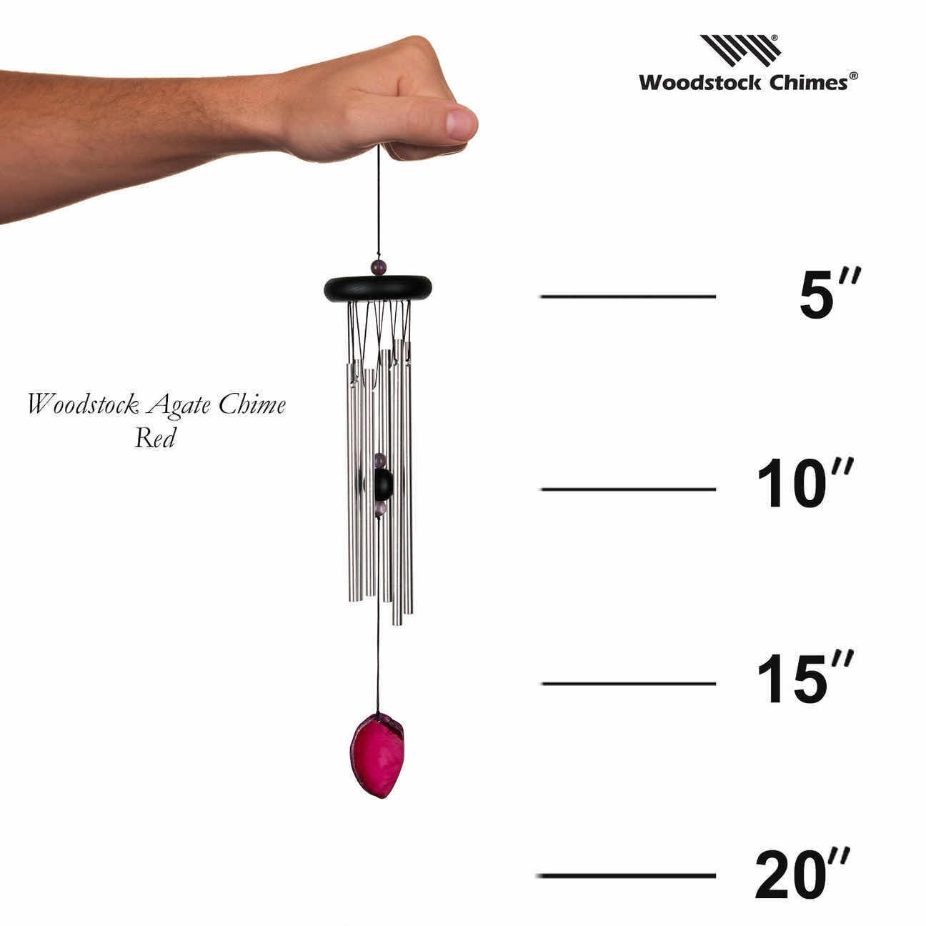 Photo 1 of NEW WOODSTOCK 18” AGATE CHIME- RED