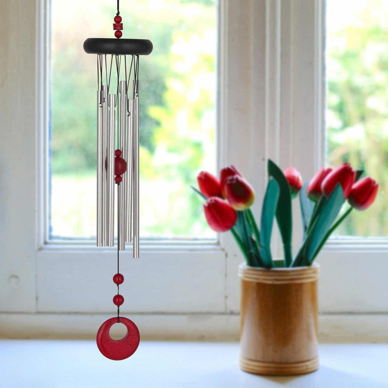 Photo 1 of NEW WOODSTOCK 17” CHAKRA CHIME- RED CORAL