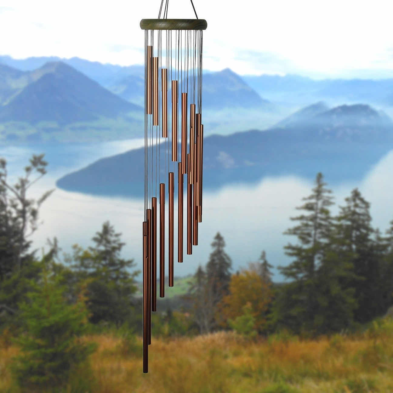 Photo 1 of NEW WOODSTOCK CHIMES HABITATS RAINFALL 31” CHIME, GREEN
