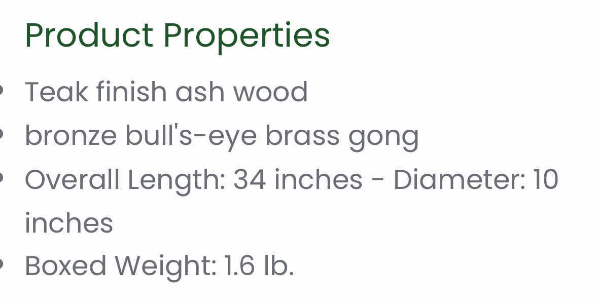 Photo 1 of NEW WOODSTOCK CHIMES 34” EMPEROR GONG CHIME