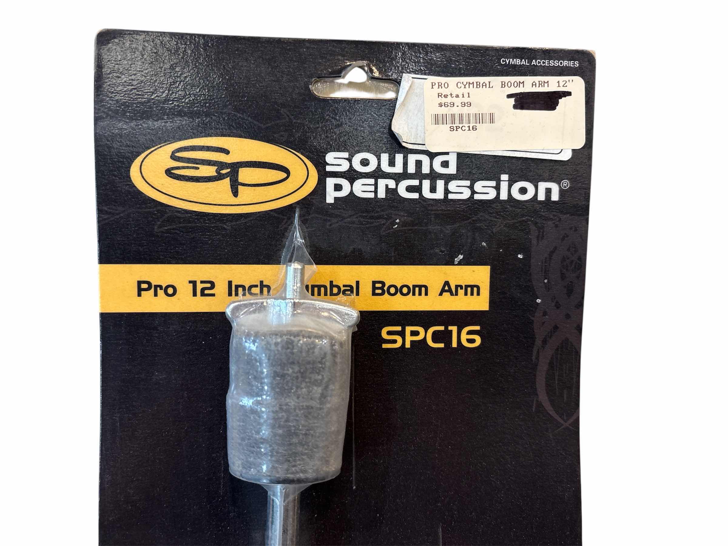 Photo 1 of NEW SOUND PERCUSSION PRO 12” CYMBAL BOOM ARM SPC16