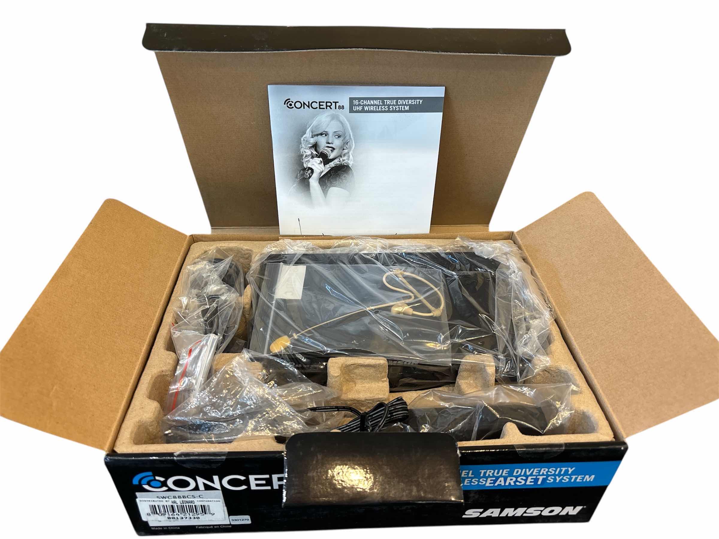 Photo 1 of NEW SAMSON CONCERT 88 16-CHANNEL TRUE DIVERSITY UHF WIRELESS EARSET SYSTEM