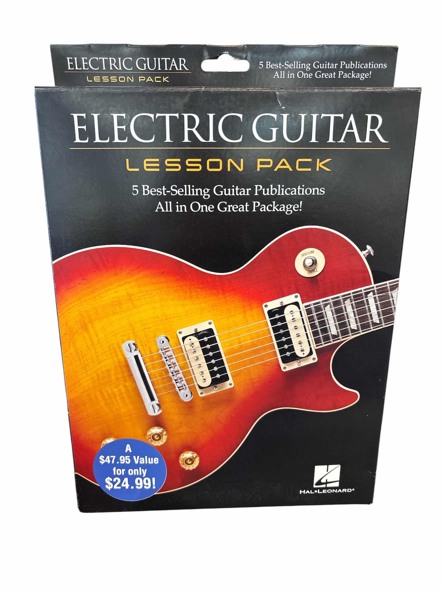 Photo 1 of NEW HAL-LEONARD ELECTRIC GUITAR LESSON PACK